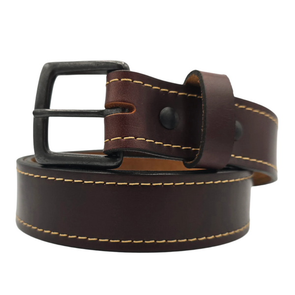 The Grizzly Leather Belt | Made in USA | Full Grain Leather Belt 42