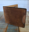 3-Slot Front Pocket Card Sleeve Wallet - 21st Amendment (Western Brown Leather) - The Speakeasy Leather Co