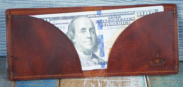 3-Slot Front Pocket Card Sleeve Wallet - 21st Amendment (Tobacco