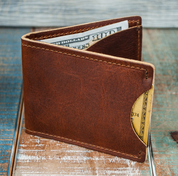 3-Slot Front Pocket Card Sleeve Wallet - 21st Amendment (Tobacco