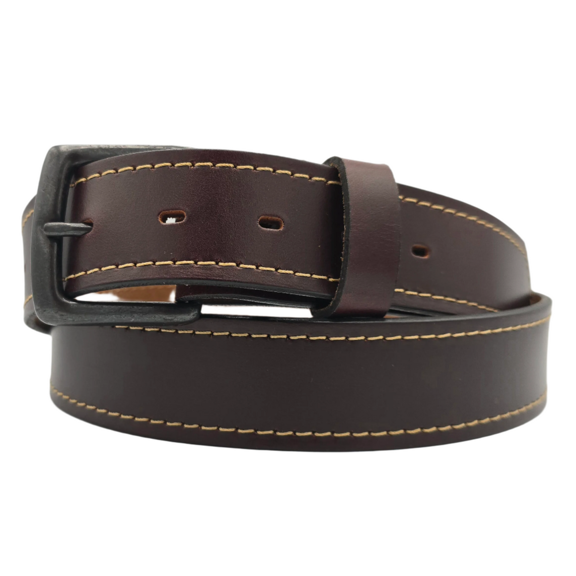 The Grizzly Leather Belt | Made in USA | Full Grain Leather Belt - The Speakeasy Leather Co