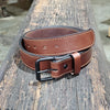 The Marksman Gun Belt | MADE IN USA | Full Grain Veg Tan | Conceal Carry Belt - The Speakeasy Leather Co