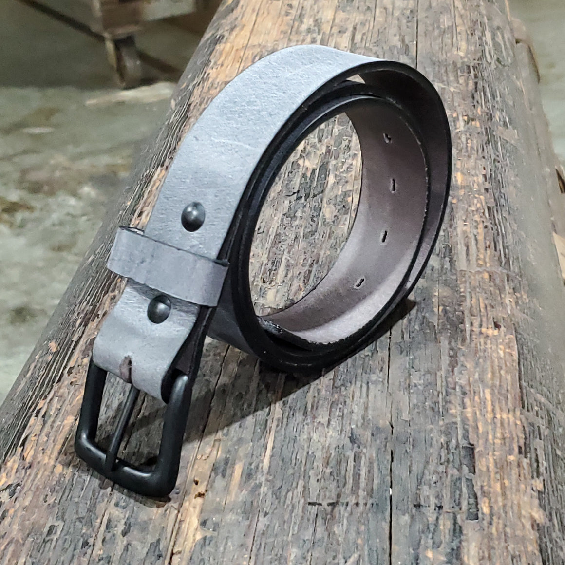 The Naked Trapper Belt | MADE IN USA | Full Grain Leather | Men's Belt - The Speakeasy Leather Co