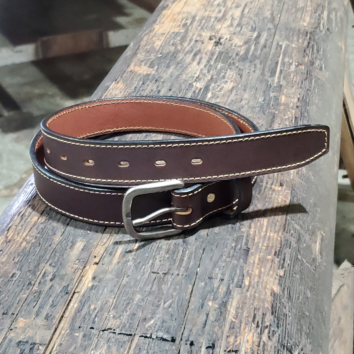 The Ridge Runner Slim | MADE IN USA | Full Grain Leather | Men's Dress Belt - The Speakeasy Leather Co