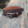 The Rambler Slim Belt | MADE IN USA | Full Grain Leather | Men's Dress Belt - The Speakeasy Leather Co