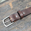 The Rambler Slim Belt | MADE IN USA | Full Grain Leather | Men's Dress Belt - The Speakeasy Leather Co