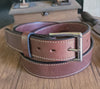The John Wayne Gun Belt | MADE IN USA | Full Grain Heavy Veg Tan Leather | Conceal Carry Belt - The Speakeasy Leather Co