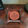 Coaster Set (Old English Tan) - The Speakeasy Leather Co