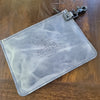 Golf Valuables Pouch (Distressed Grey Leather) - The Speakeasy Leather Co