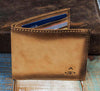 7-Slot Bifold Wallet - The Classic (Burnt Timber Leather) - The Speakeasy Leather Co