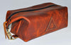 Large Skid Row Dopp Kit (Tobacco Snakebite) - The Speakeasy Leather Co