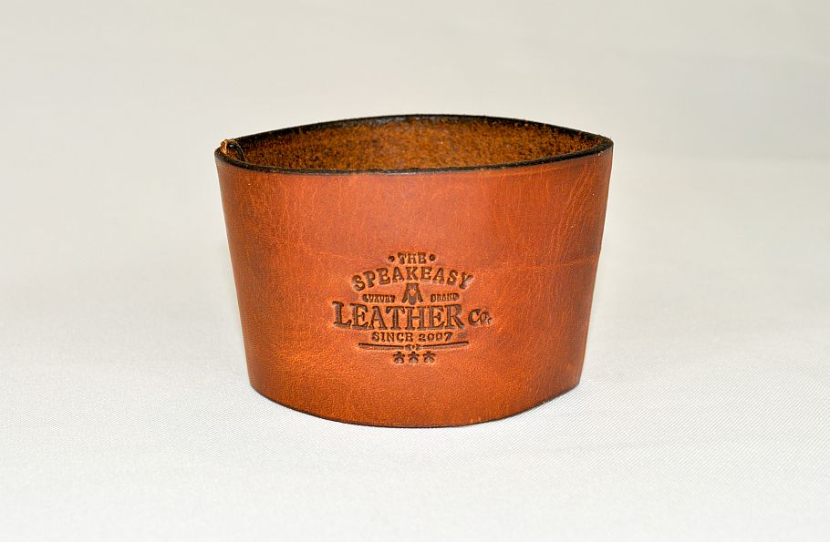 Droppers Coffee Sleeve (Rio Latigo) - The Speakeasy Leather Co