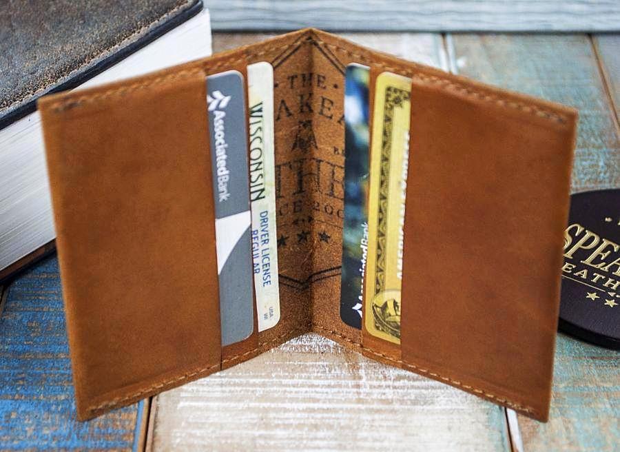  Rico Industries Cardinals - Sl Premium Leather Front Pocket  Wallet : Sports & Outdoors