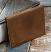 4-Slot Front Pocket Card Sleeve Wallet - The Dip (Rio Latigo Leather) - The Speakeasy Leather Co